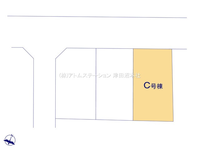 【区画図】 | アトムセレクト船橋市習志野台8丁目1905番C号棟