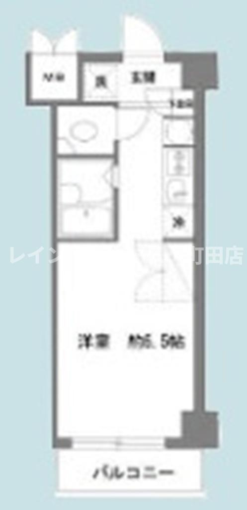 ラグゼナ本厚木※初期費用分割後払いサービス利用可能物件の間取り