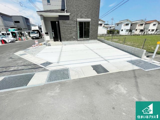 揖保郡太子町鵤　第11期　新築一戸建ての駐車場|駐車スペース！散水栓があるので、こまめに愛車を洗えます！