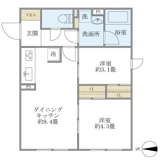 【間取り】 | Ｄ’ｓ　ＶＡＲＩＥ練馬レジデンス