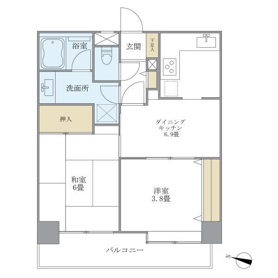 【間取り】 | ニューハイツ豊島園