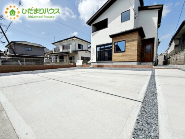 【駐車場】 | 水戸市元吉田町6期　新築戸建 | マイホームなら駐車場代がかかりません。しかも、自宅の駐車場で洗車が出来ます！今までコイン洗車に行っていた手間も省けて、節約にも繋がります(^^♪
