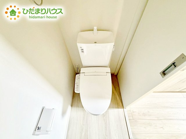 【トイレ】 | 水戸市元吉田町6期　新築戸建 | 1・2階にトイレあるため、同時に利用でき混雑を避けられますね