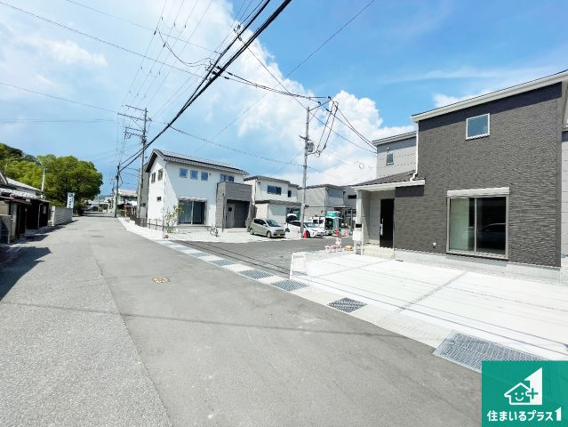 揖保郡太子町鵤　第11期　新築一戸建ての外観|安心の10年保証！外観を美しく保ち、雨水で汚れを落とします！気になることがありましたら、お気軽にお問い合わせください！