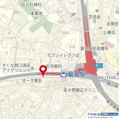 【地図】 | オーク菊名マンション