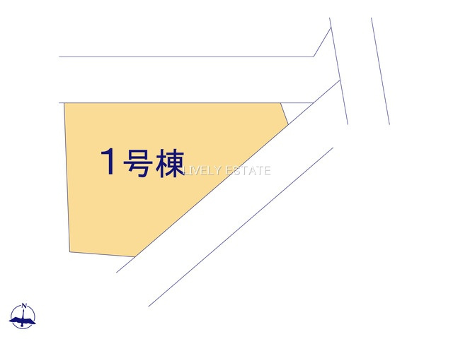 草加市青柳2丁目 新築分譲住宅の区画図