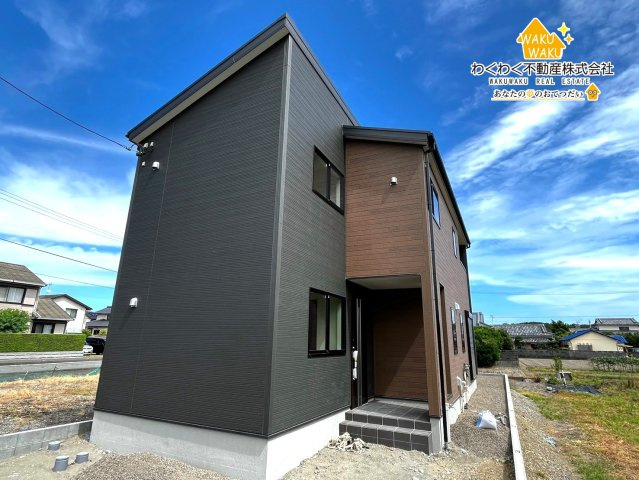 焼津市吉永／4期　新築戸建の外観|2026年8月中旬撮影