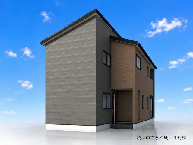 焼津市吉永／4期　新築戸建の外観|外観パースです