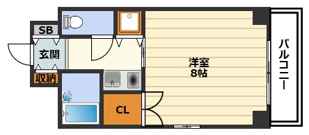 クレスト都島の間取り