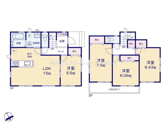 【区画図】 | アトムセレクト船橋市三山6丁目3期C号棟