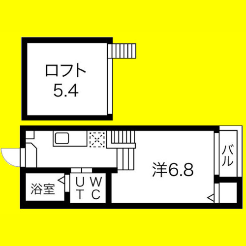 プランドル・メゾン　名古屋市賃貸　仲介手数料無料の間取り