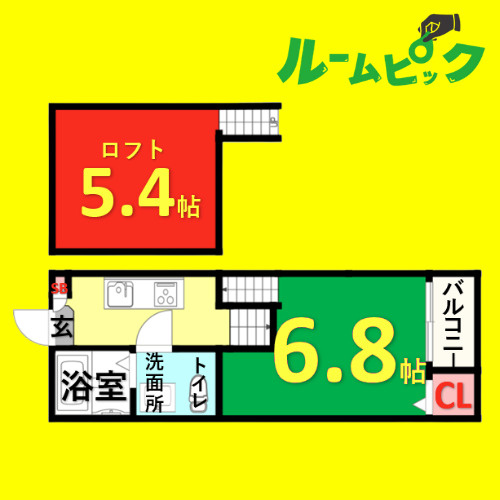 プランドル・メゾン　名古屋市賃貸　仲介手数料無料の間取り
