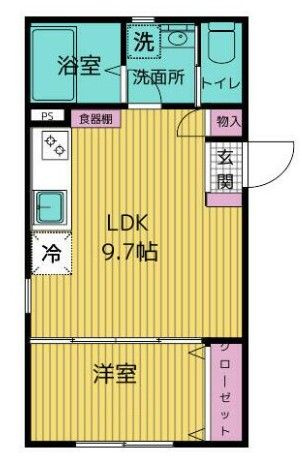 Ｆｅｌｉｃｉｔａ平和台の間取り|間取りです。