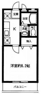 【間取り】 | スクエア小杉Ｃ | 間取りです。