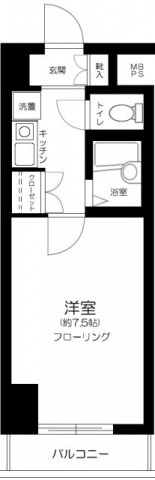 エクセリア文京池之端の間取り