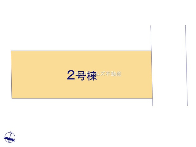 【区画図】 | 瀬戸市塩草が丘４丁目14-11『仲介料無料』新築戸建て | 2号棟