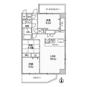 【間取り】 | ラドゥセール西宮北口