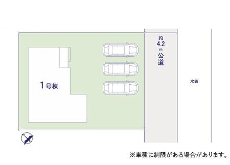 つくばみらい市谷井田10期　新築戸建の区画図
