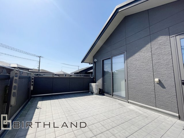 安積町成田田向　サンステージこおりやま　中古住宅のバルコニー