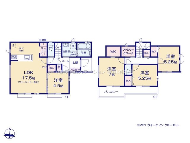 【間取り】 | アトムセレクト習志野市東習志野3丁目176番A号棟