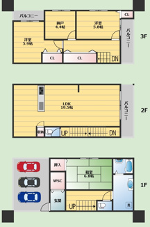 【間取り】 | 吹田市千里丘上戸建