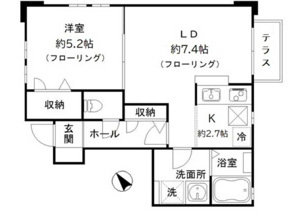 ホクラニ東が丘　三井ホーム施工　角部屋　追焚の間取り