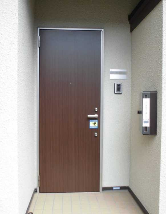 ホクラニ東が丘　三井ホーム施工　角部屋　追焚の玄関