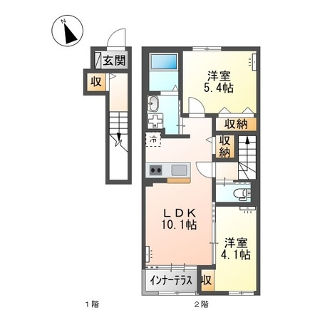 Ange Belle Bの間取り