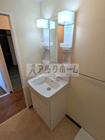メゾン上市の洗面所