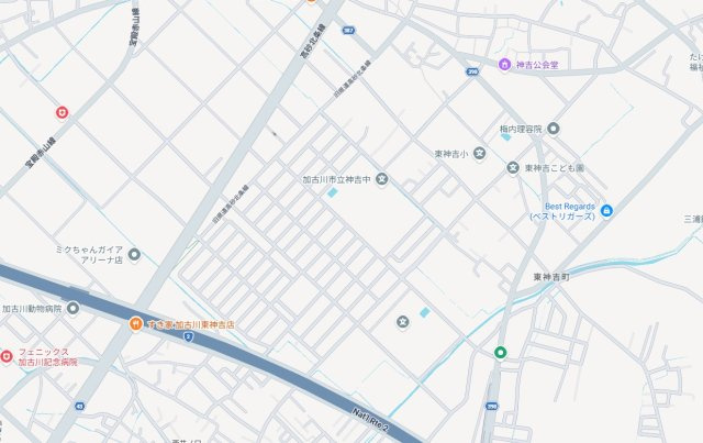 加古川市東神吉町神吉　第12期　新築一戸建ての地図