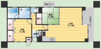 【間取り】 | 池田市天神アーバンリズ