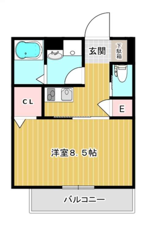ナウハウスアリマの間取り