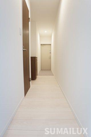 熊本市中央区新町４丁目のアパートの玄関
