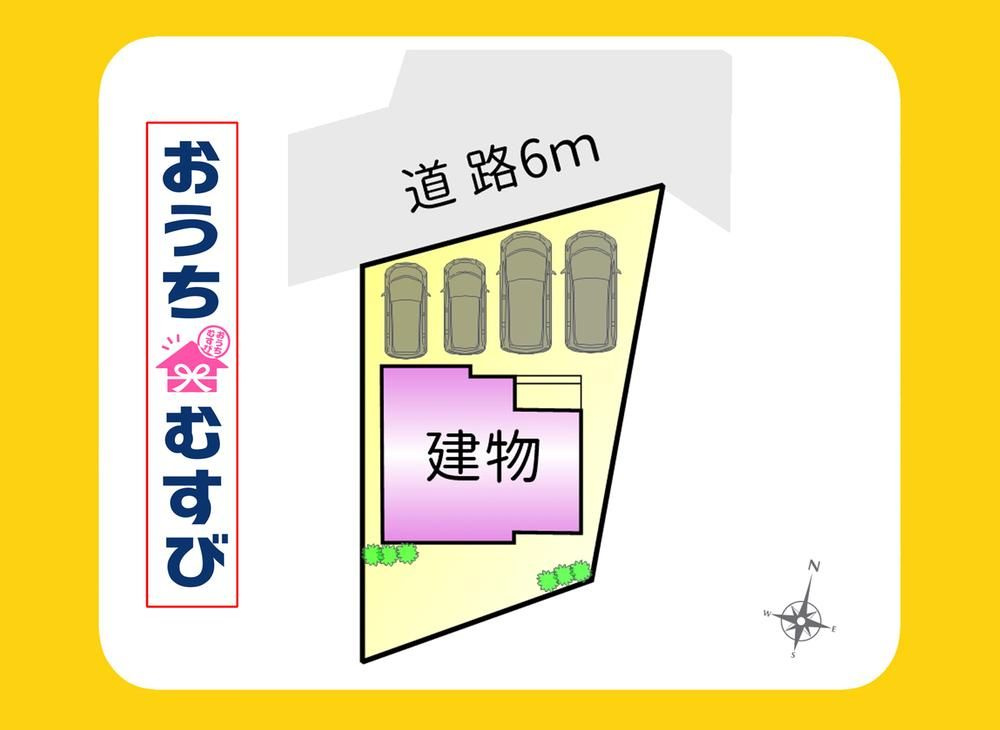 春日井市坂下町3丁目1204番（全1棟）の区画図