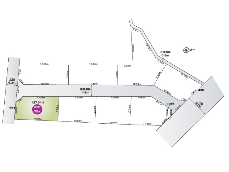 所沢市山口　８区画　4号地