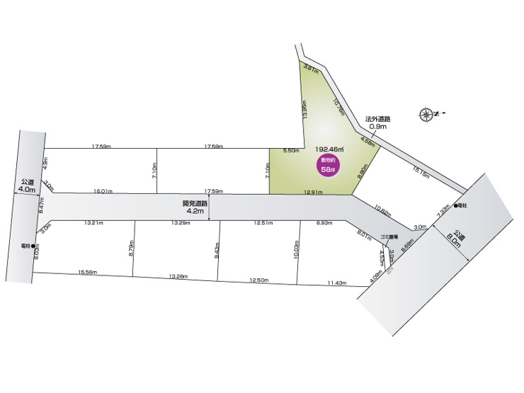 所沢市山口　８区画　7号地