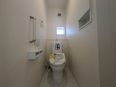 【トイレ】 | 安行領家新築戸建 | シンプルで使いやすいトイレです。