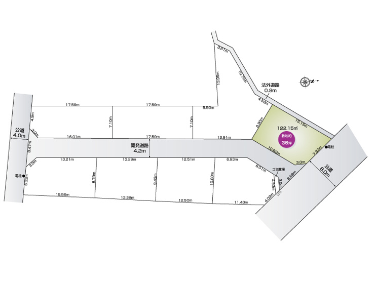 所沢市山口　８区画　8号地