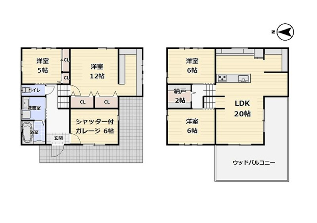 【間取り】 | 堺市中区東山　賃貸一戸建て