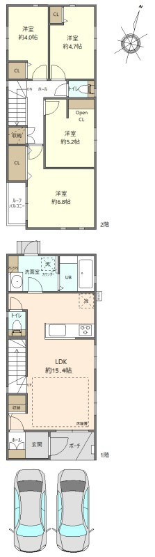名東区梅森坂２丁目戸建の間取り