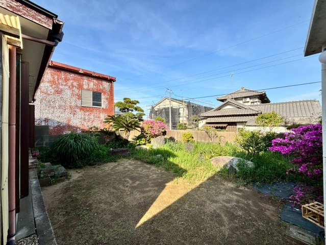 千葉県銚子市海鹿島町中古戸建の庭