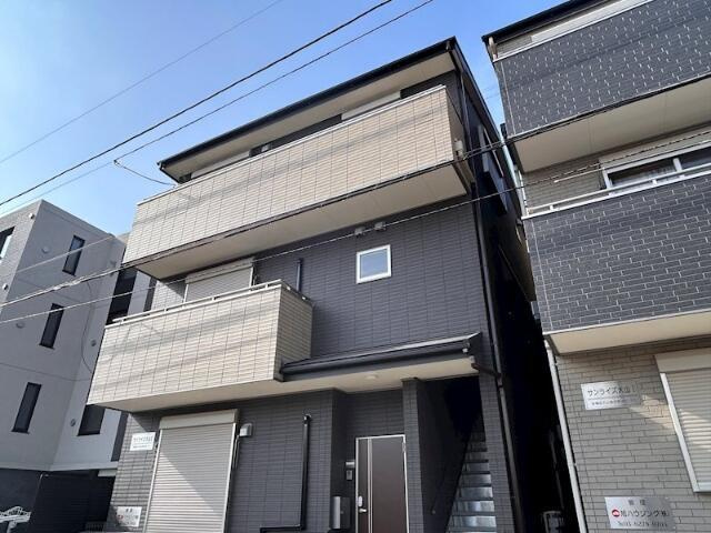 サンライズ大山Ⅱの外観|新築らしい清潔感ある外観デザイン 