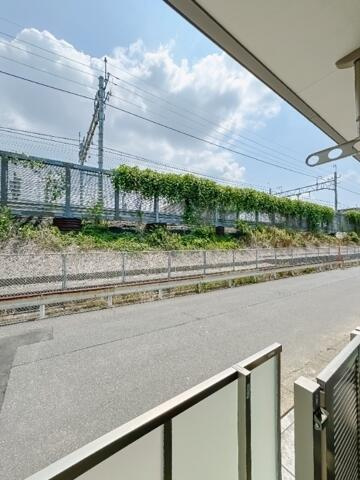 メグリオ南流山のバルコニー