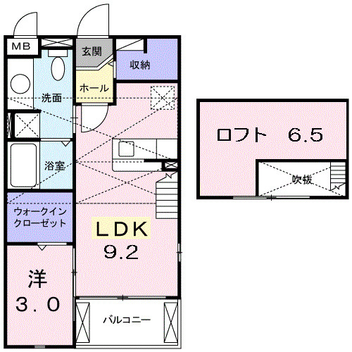 【間取り】 | ラフレシール・メゾン・宮﨑Ⅰ