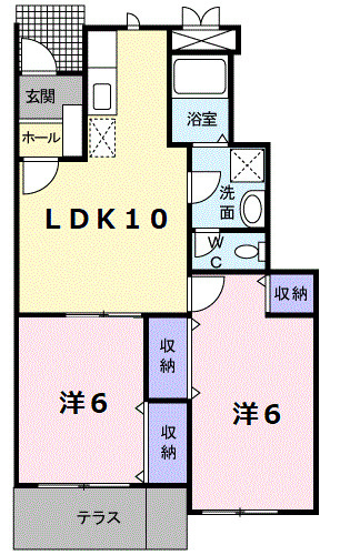 【間取り】 | エスポワール