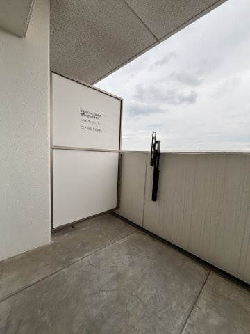 F・PARC西新のバルコニー