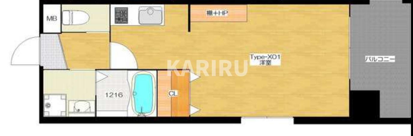 Kaunis都島の間取り