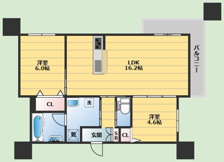 【間取り】 | D-residence荘園B