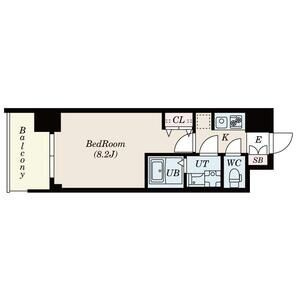 S-RESIDENCE阿波座WESTの間取り