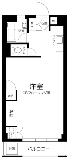 オーク菊名マンションの間取り
